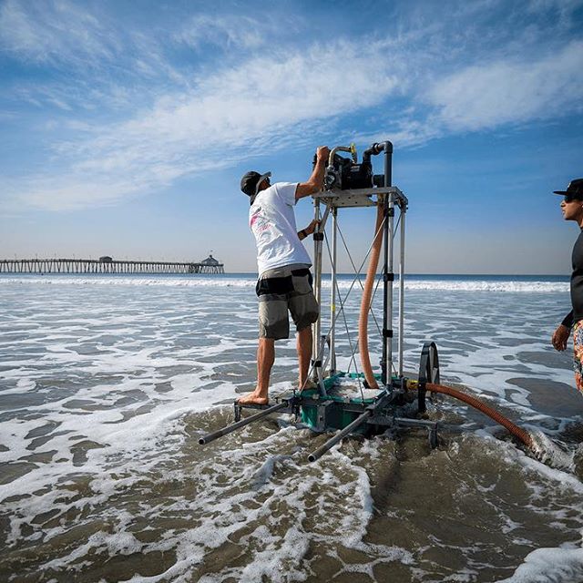 Today, Scripps Oceanography and the City of Imperial Beach announced a collaborative flood alert system for this Southern California beach town. Imperial Beach is a low-lying community, surrounded by water on three sides — the Pacific Ocean to the west, Tijuana Estuary to the south, and San Diego Bay to the north — which makes it particularly vulnerable to flooding. This system will entail a network of instruments to measure local wave and water level conditions, which will be installed by Scripps researchers with the Center for Climate Change Impacts and Adaptation. Here, scientists install pressure sensors in the sand north of the Imperial Beach pier to test wave run-up predictions in flood-prone areas. Data from these instruments will help the city monitor sea level rise and develop adaptation strategies.
.
.
.
.
#scrippsoceanography #scrippsocean #UCSD #UCSanDiego #scrippsgram #climatechange #sealevelrise #ImperialBeach #flooding #environmentalmonitoring #floodforecasts #climateimpacts #climateadaptation #southerncalifornia.
