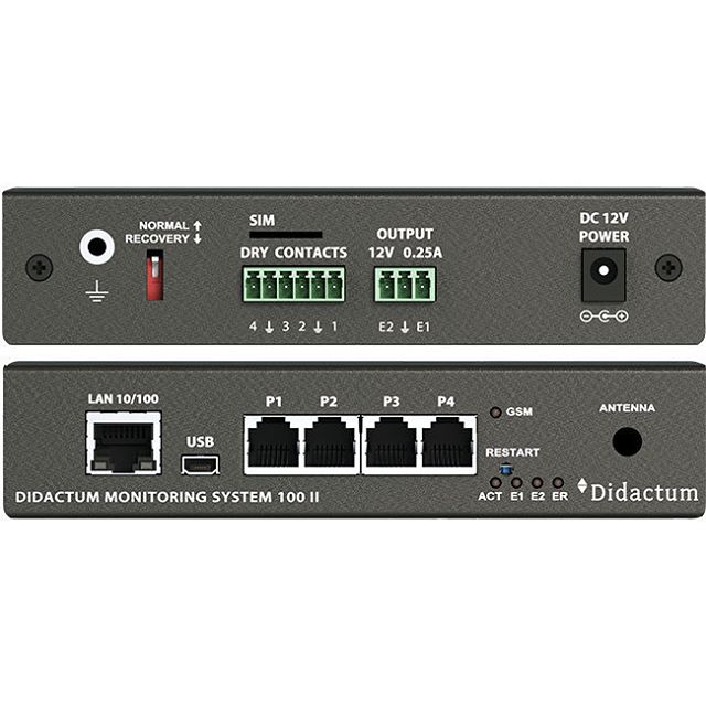 Didactum Monitoring System 100
#Didactum #Monitoring #Security #Überwachungssystem #Überwachung #Sicherheit #Überwachungsgerät #alarm.